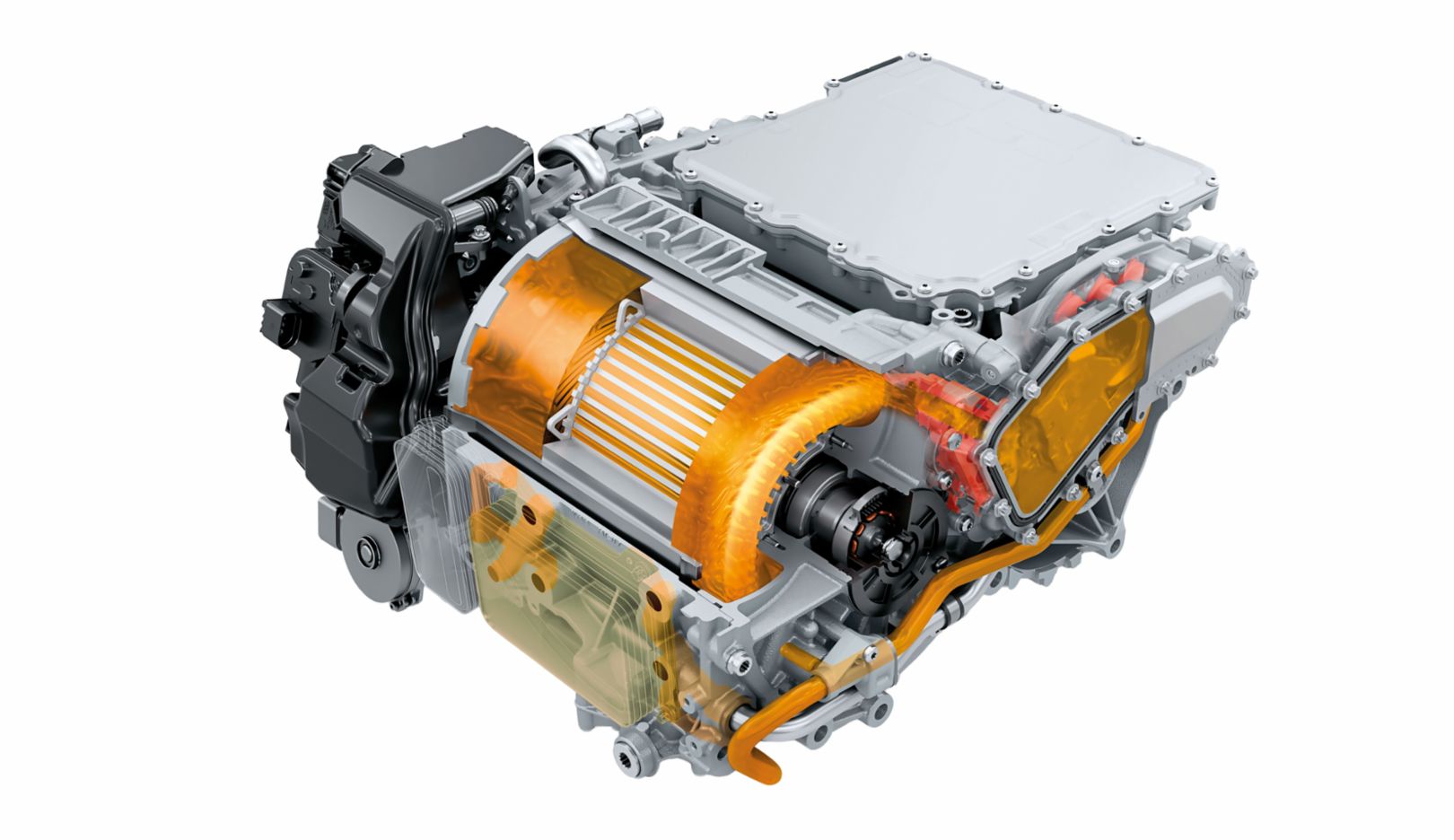 高效性能表現：保時捷在 Cayenne Electric 的前後軸皆採用永磁同步電動馬達 (PSM)， 透過創新的底盤系統，將其高性能安全且高效地傳遞至路面。Cayenne Turbo Electric 後軸驅動系統搭載獨特直接油冷卻技術。冷卻介質於定子槽中沿銅導線直接流動， 實現精準源頭散熱。直接油冷卻技術將電動馬達效能提升至高達 98%。為了對電動馬達進行 沉浸式冷卻，使用了合成的非導電冷卻油。這種冷卻介質位於 Cayenne 的後部驅動單 元中共有 6 公升在循環，具備絕緣特性，在車輛的整個使用壽命期間無需更換。