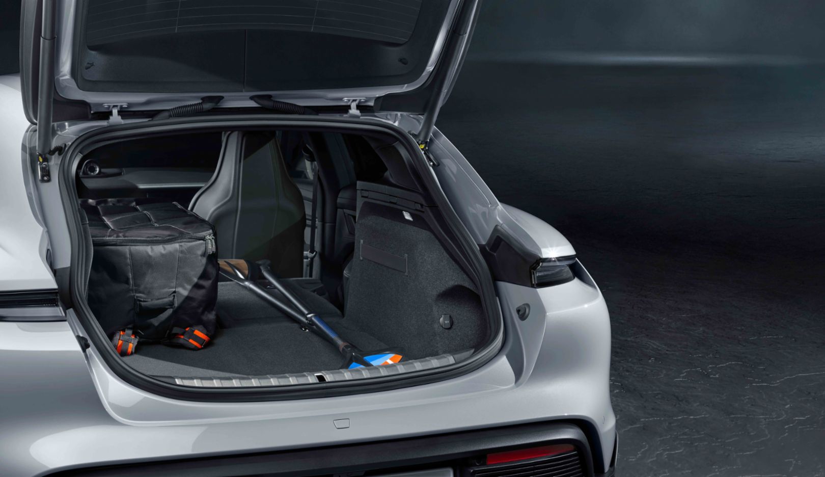Room for more: The boot volume can be expanded to up to 1,200 litres when the seats are folded down.