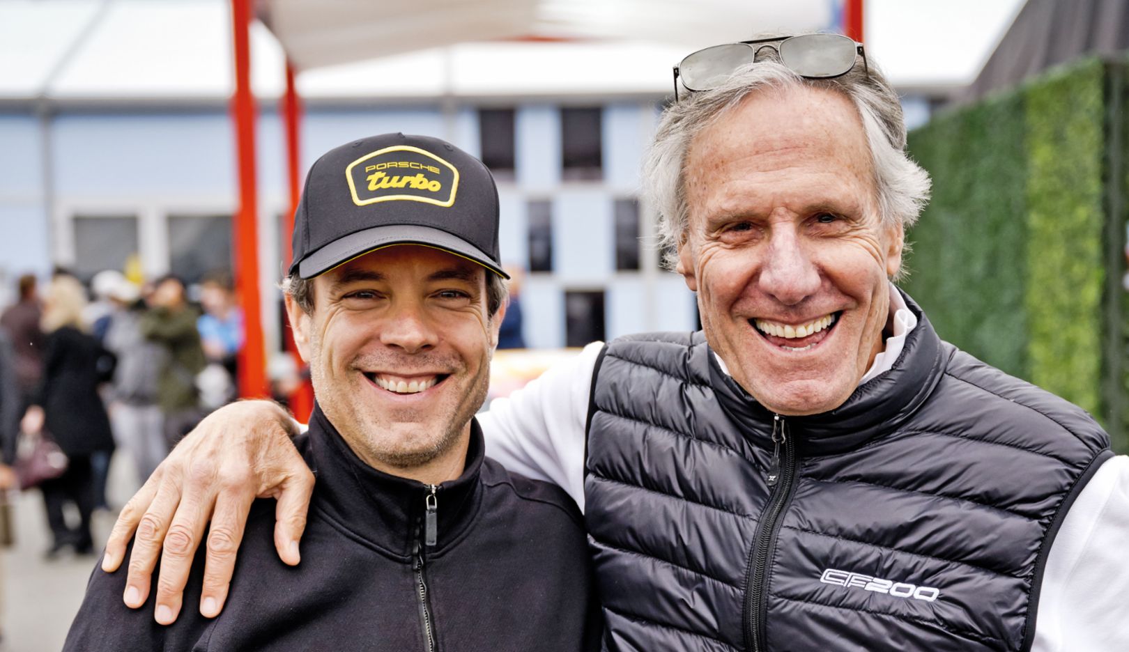 “We brought five cars to the racetrack. This is also a personal family event for us. It’s particularly wonderful when father and son share the same passion.” Evan and Bruce Meyer