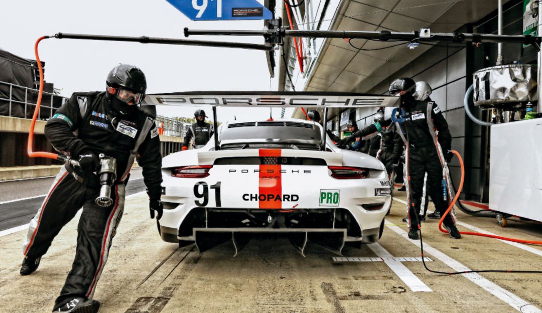 The new Porsche 911 RSR secured a one-two finish
