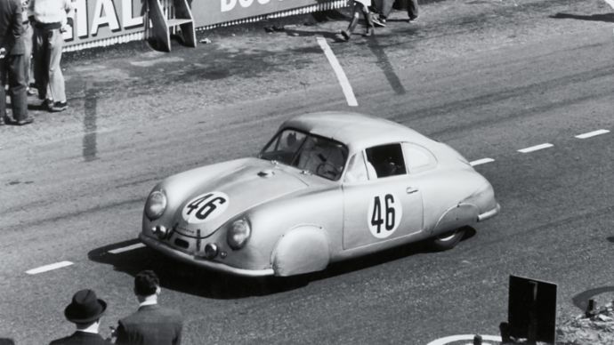 A classic Porsche.